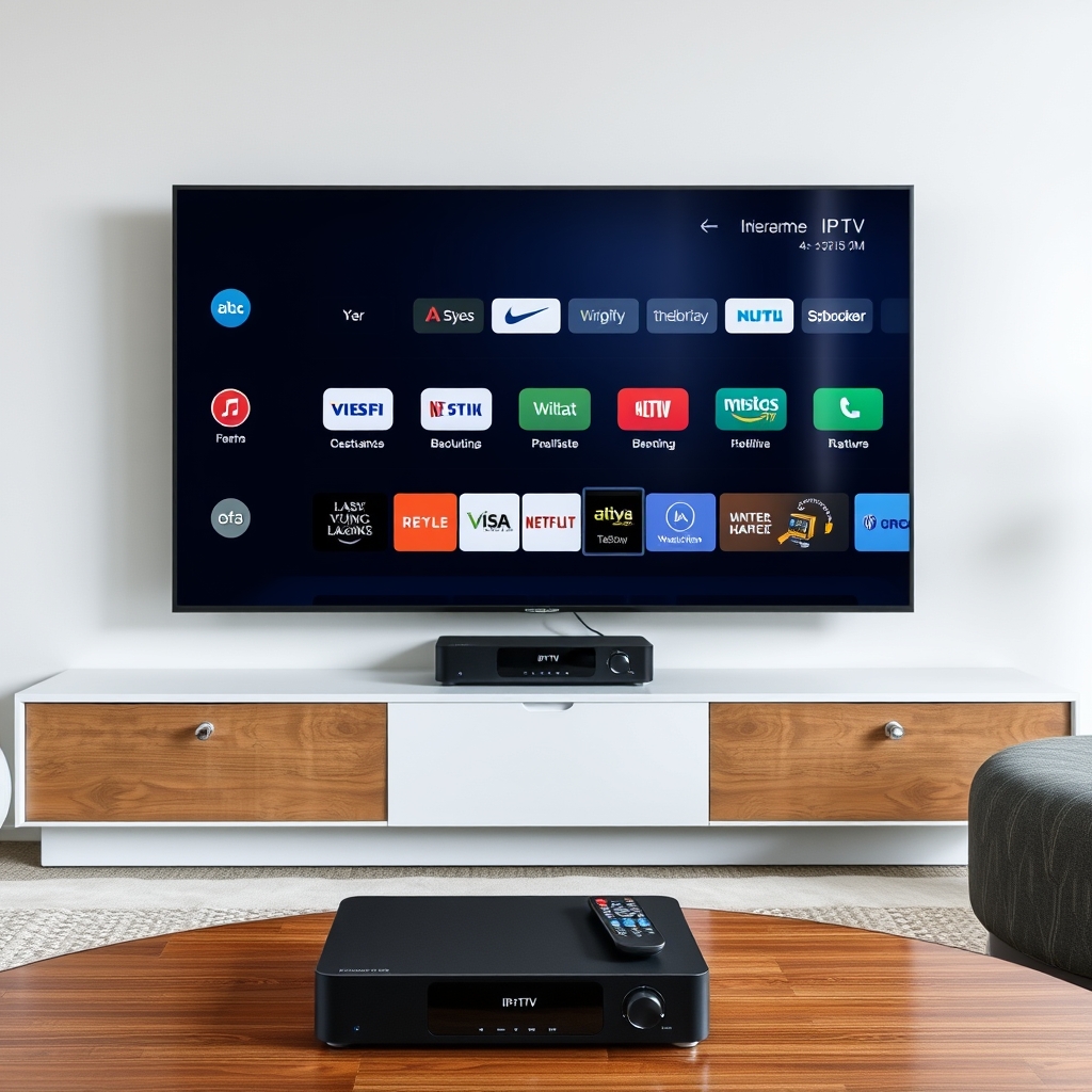 best iptv boxes setup in a modern home entertainment system