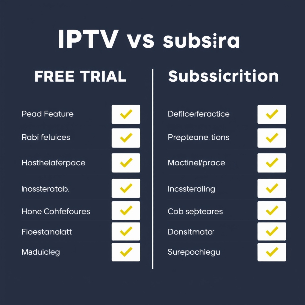 IPTV free trial for Firestick vs paid subscription comparison