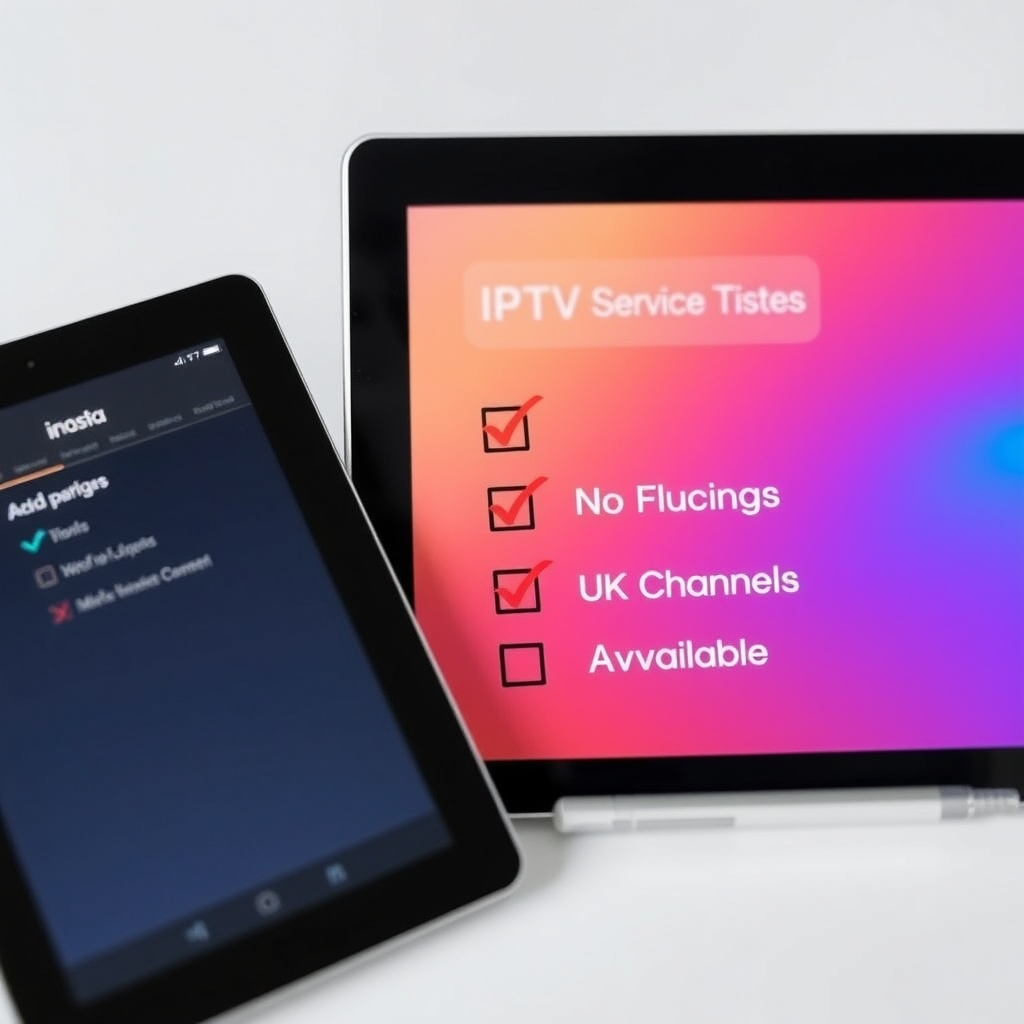 Testing checklist for IPTV free trial UK evaluation