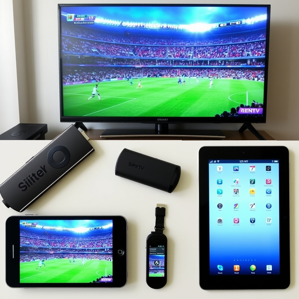 IPTV free trial with sports channels working on multiple compatible devices