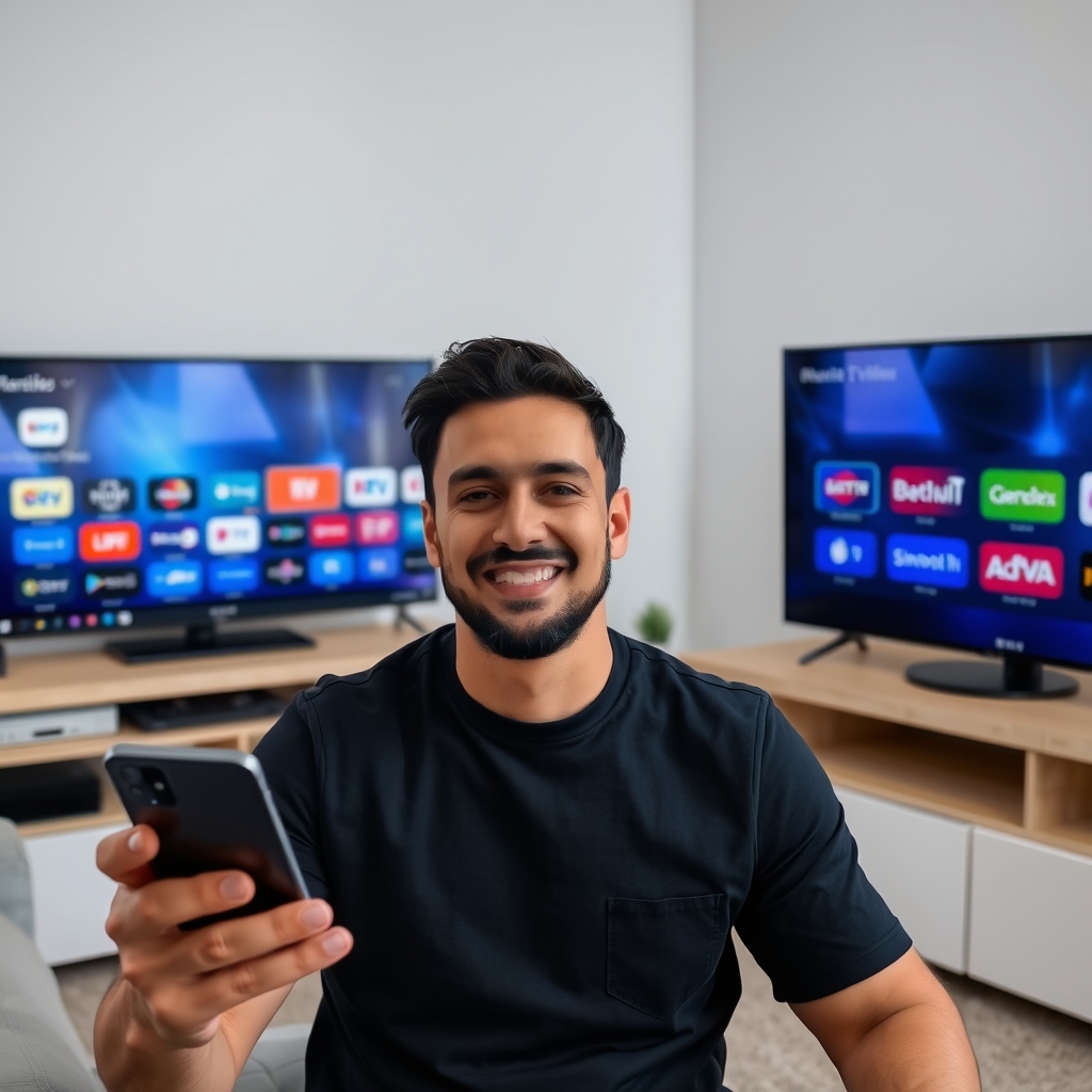 User testing multiple iptv providers with free trial on different devices