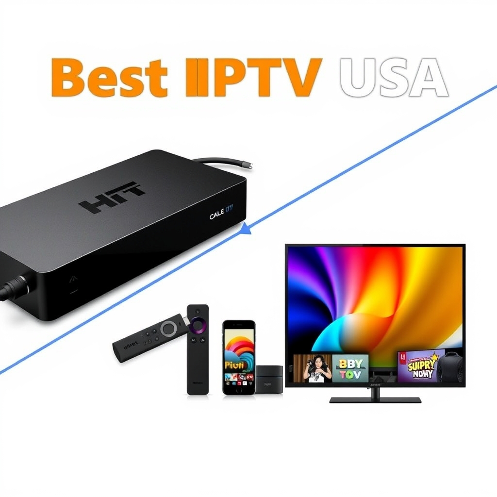 Comparison of traditional cable vs best IPTV services in the USA on modern devices
