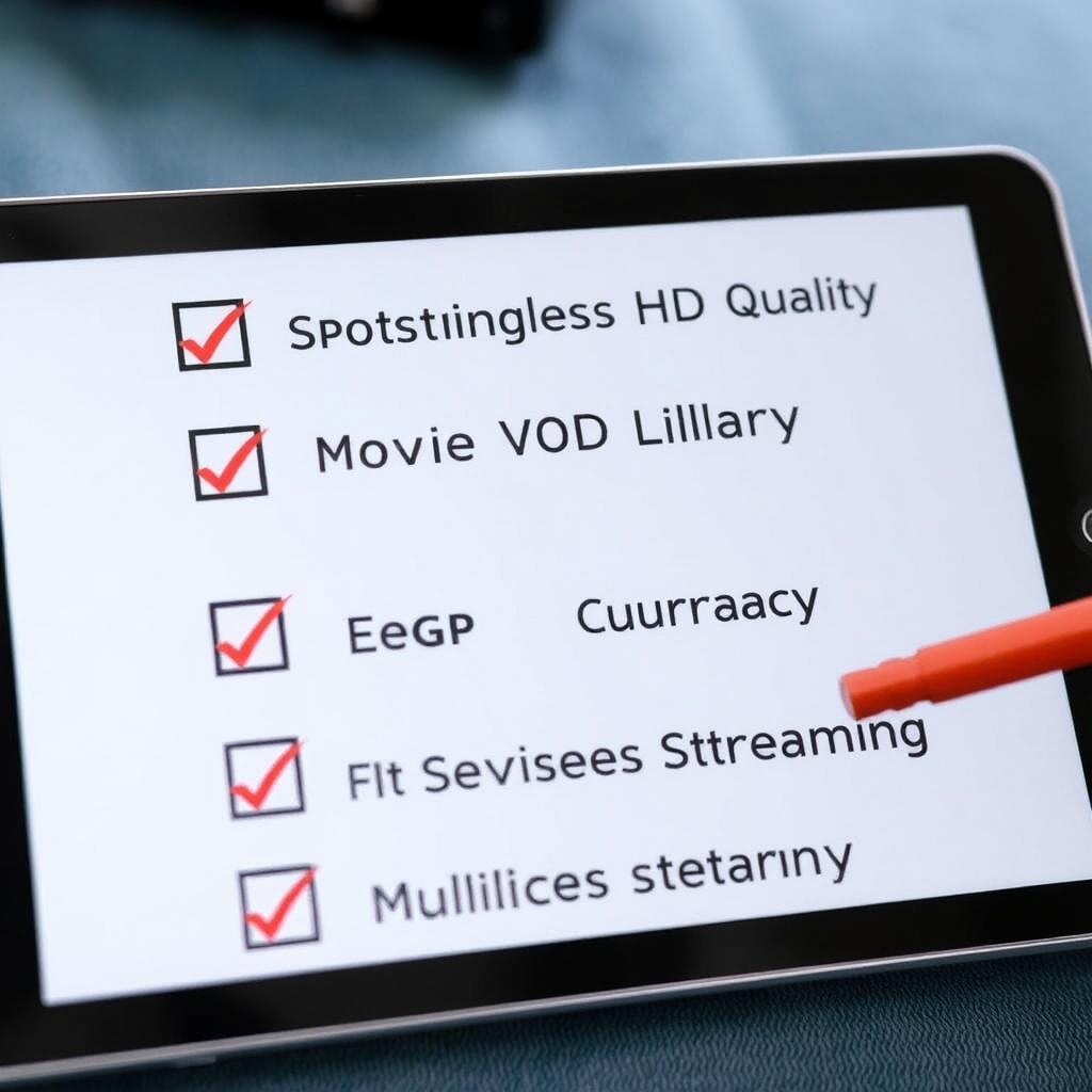 IPTV trial testing checklist for comprehensive service evaluation