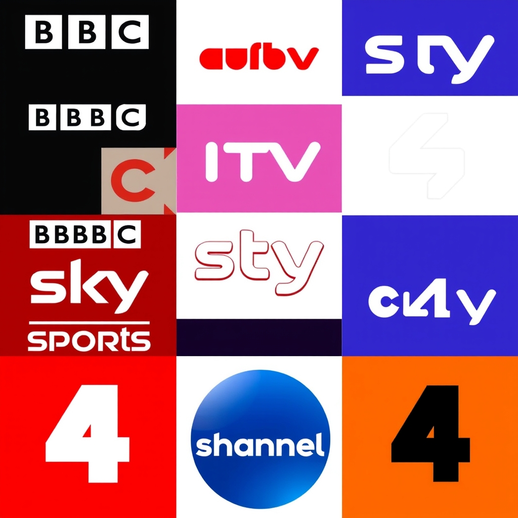 Popular UK television channels available through IPTV services