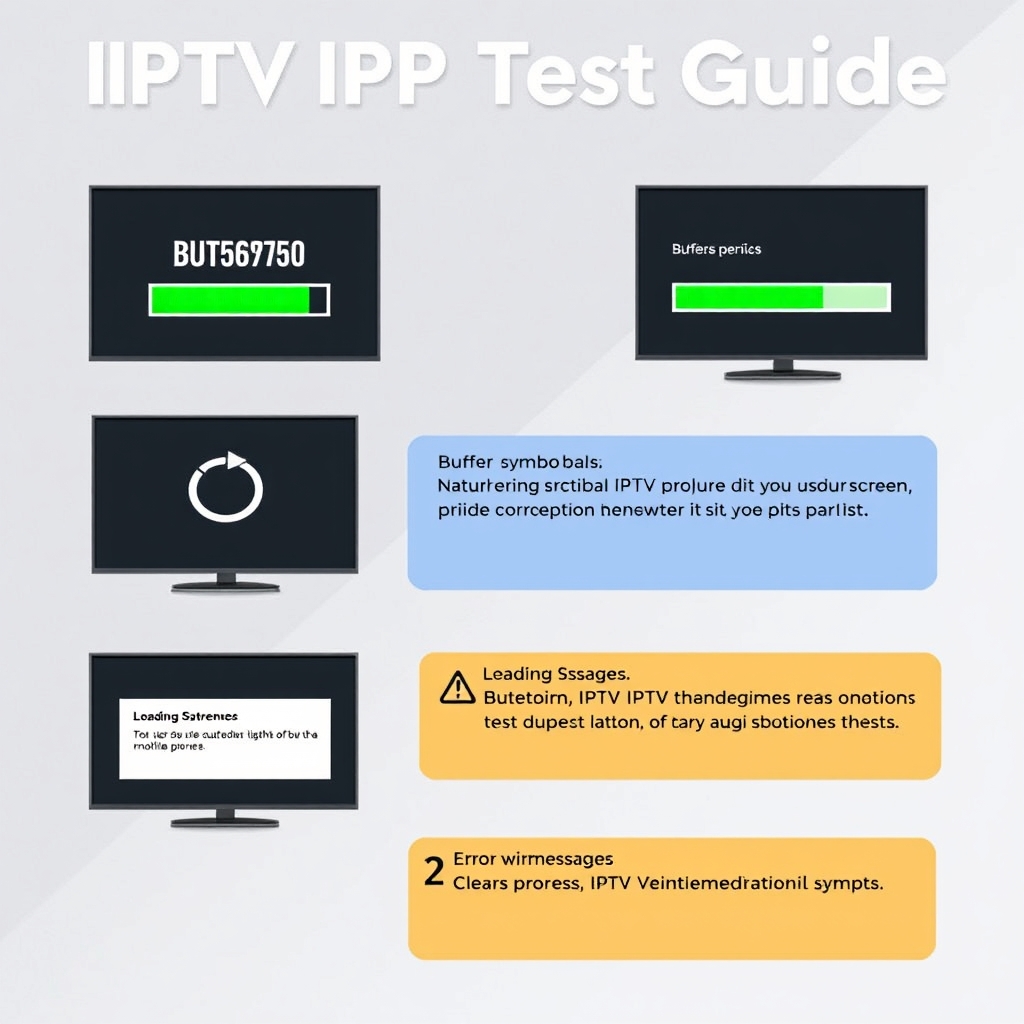 Common IPTV test problems and solutions visual guide