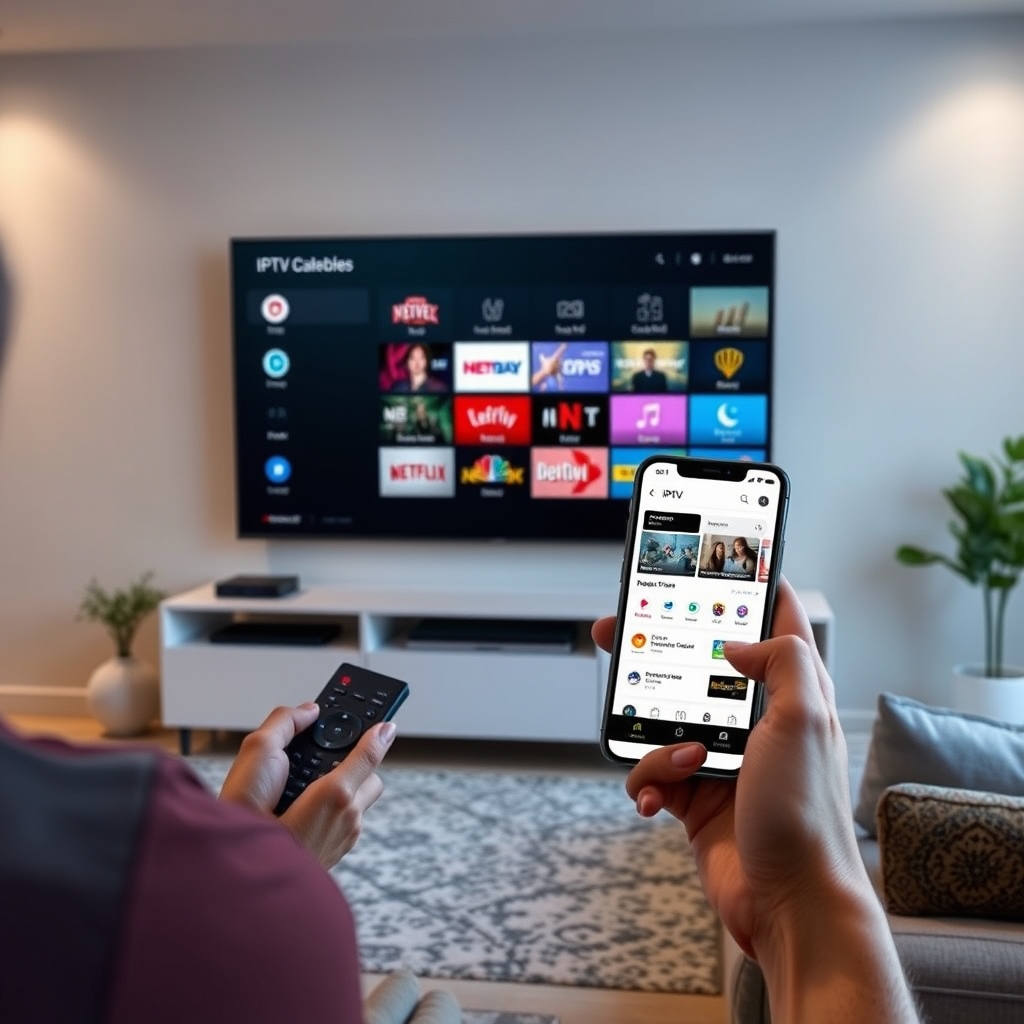 IPTV subscription guide - modern IPTV setup with live channels