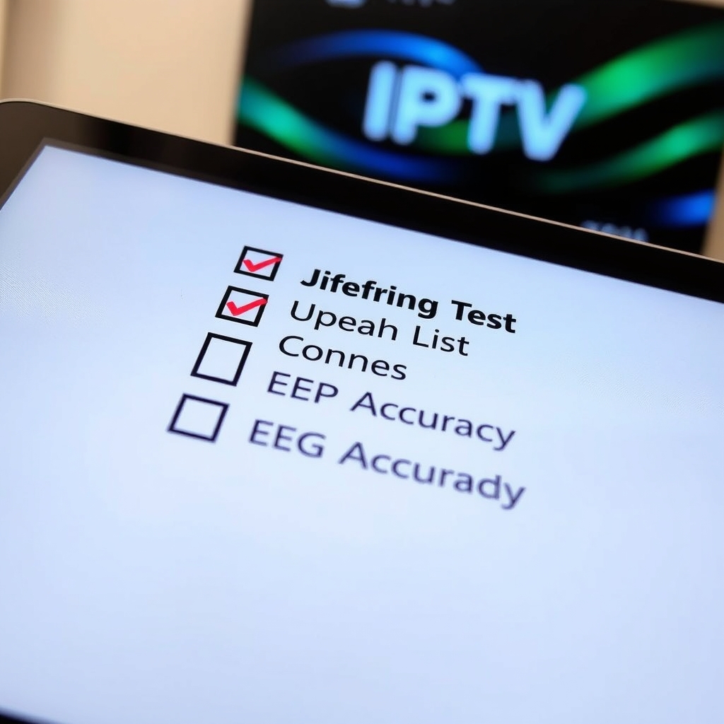 Checklist for what to test when you try iptv free before buying