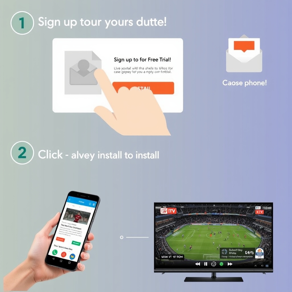 Step by step guide to activating an IPTV free trial in Europe