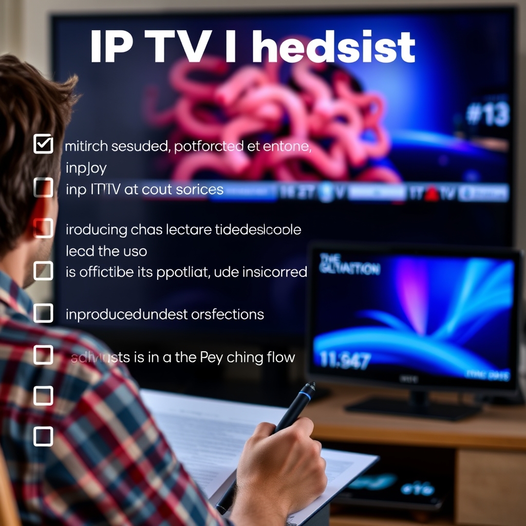 comprehensive IPTV service testing checklist